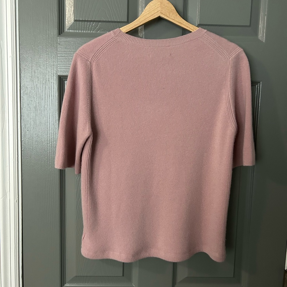 COS Blush Cashmere Knit Top medium - Picture 4 of 5